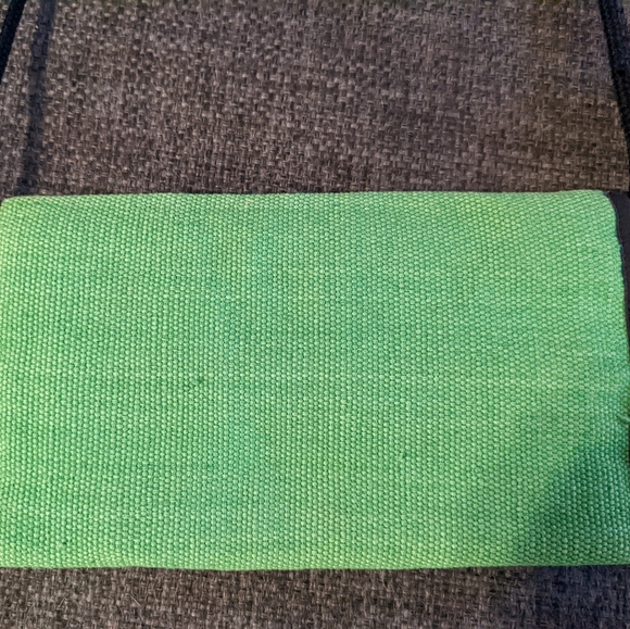 Purse green with stitched accents. Holds alot. Well made, light to carry. NEW! - Picture 3 of 8